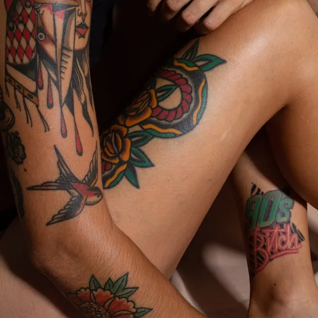 Traditional tattoo style